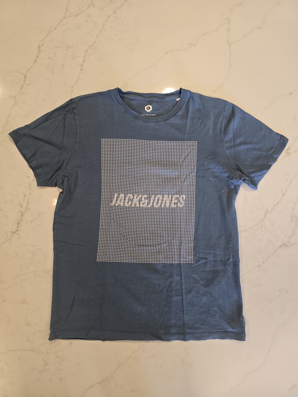 Jack & Jones • Blue Graphic Logo Tee